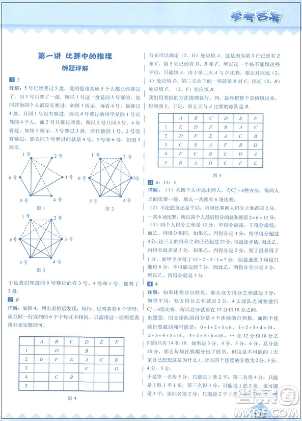 2018年高思學(xué)校競賽數(shù)學(xué)課本六年級上冊視頻升級版參考答案