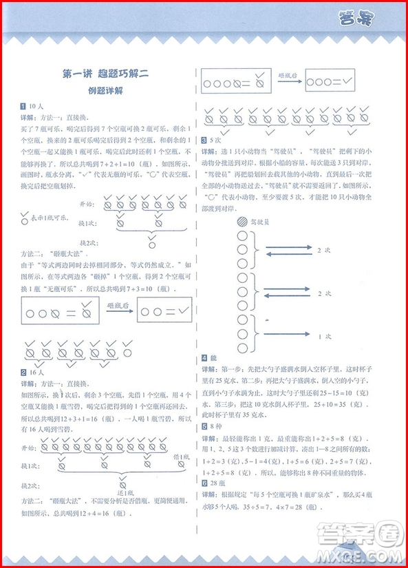 2018年高思學(xué)校競賽數(shù)學(xué)課本2年級上視頻升級版參考答案