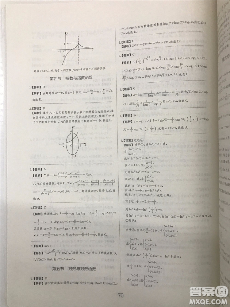 2018年愛學(xué)習(xí)高考刷題狗文科數(shù)學(xué)參考答案