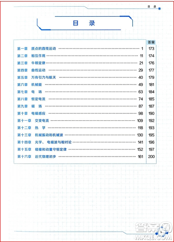 2018年學(xué)而思秘籍會高考查缺補漏物理參考答案