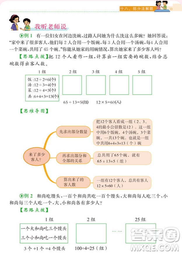 2018年教材通用小學(xué)數(shù)學(xué)思維訓(xùn)練六年級(jí)參考答案