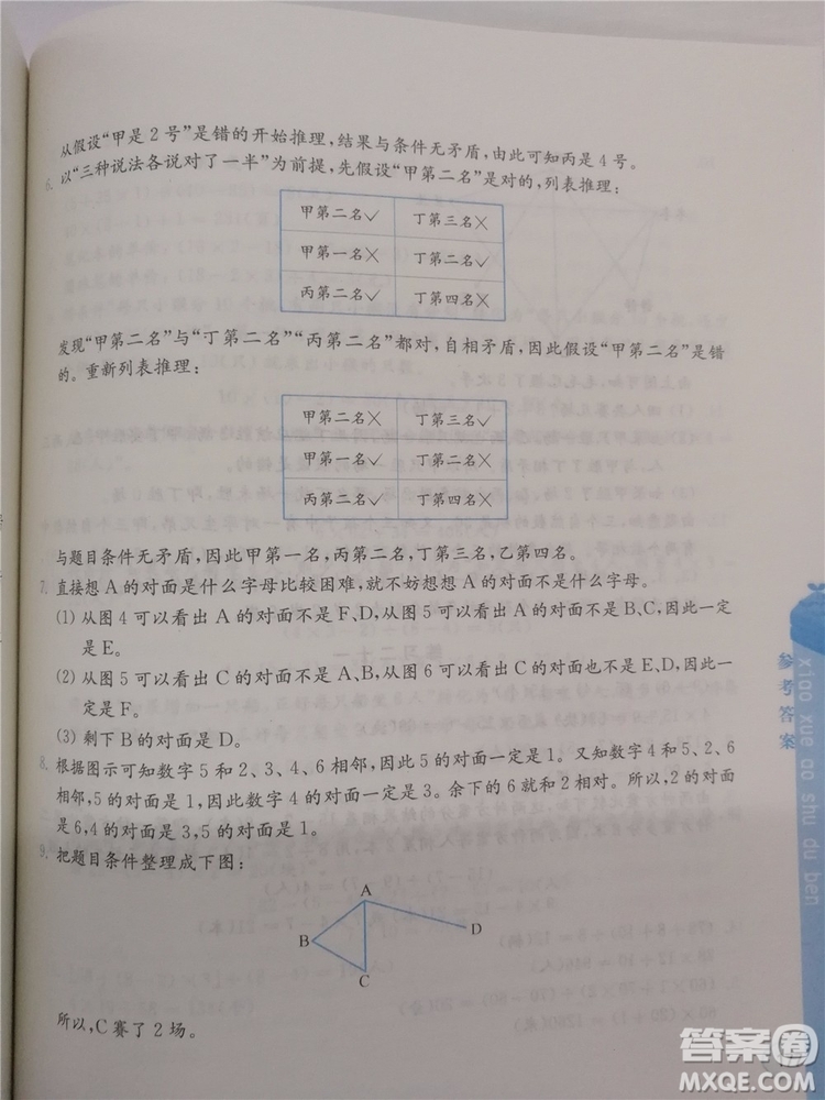 2018年創(chuàng)新提升版小學(xué)奧數(shù)讀本4年級(jí)參考答案