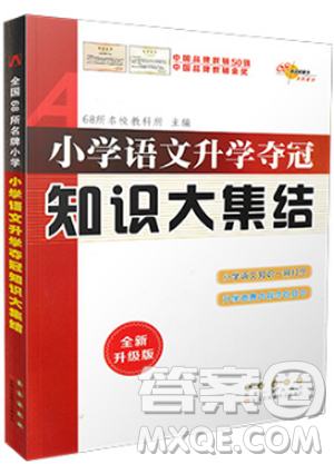 2019版小學(xué)語(yǔ)文升學(xué)奪冠知識(shí)大集結(jié)參考答案