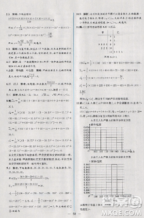 2018版同步導(dǎo)學(xué)案課時(shí)練數(shù)學(xué)必修3人教A版參考答案