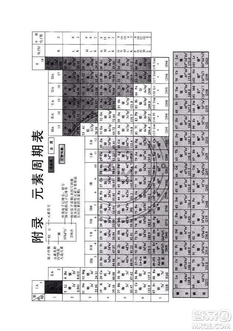 2019版教材解讀與拓展化學(xué)必修2人教版參考答案