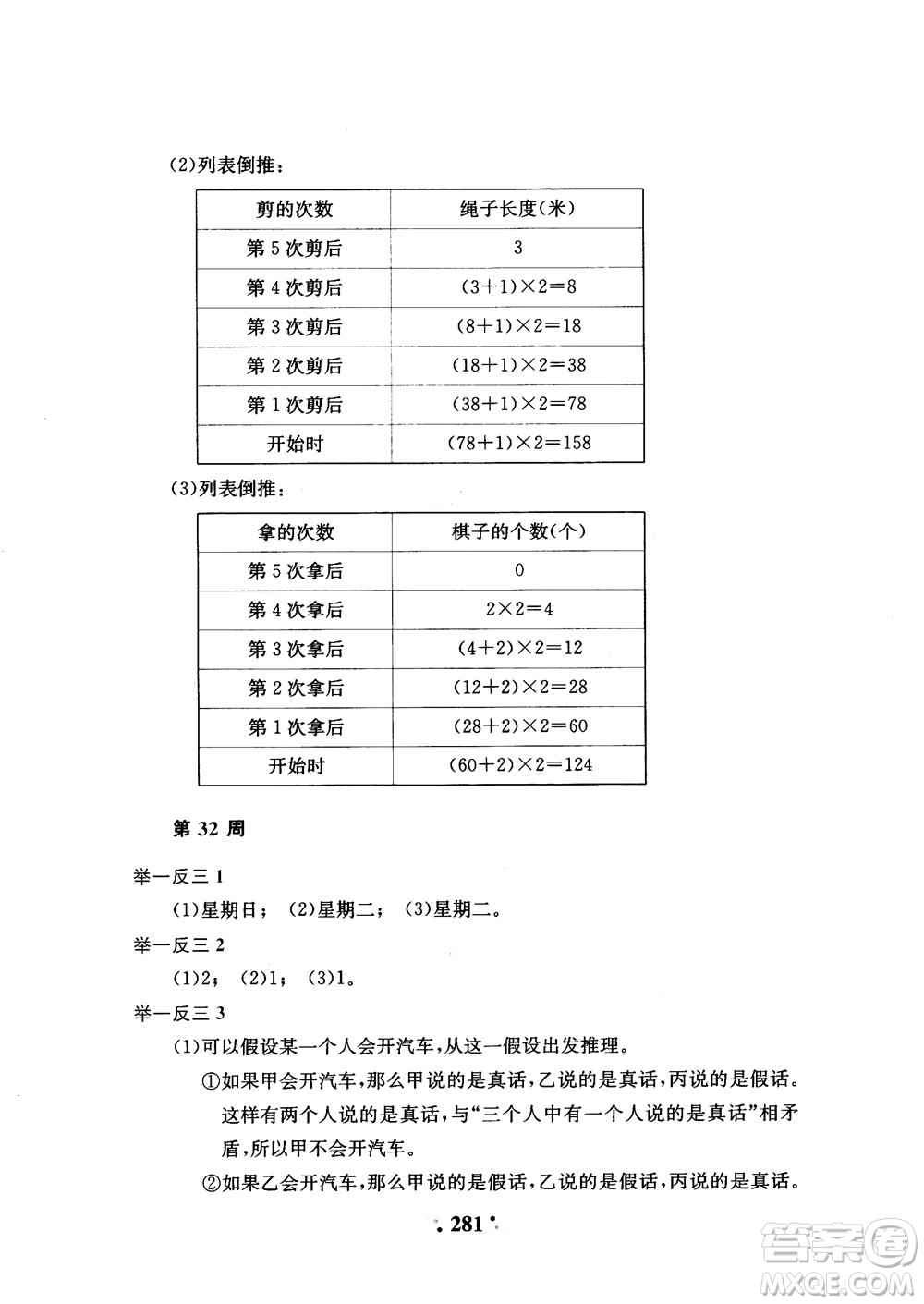 2018年陜教出品小學(xué)奧數(shù)舉一反三4年級A版參考答案