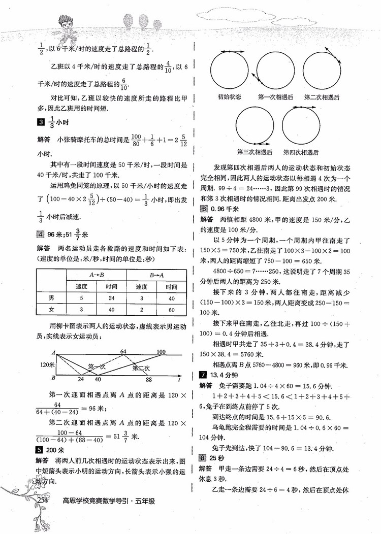 2018年高思學(xué)校競(jìng)賽數(shù)學(xué)導(dǎo)引五年級(jí)詳解升級(jí)版參考答案