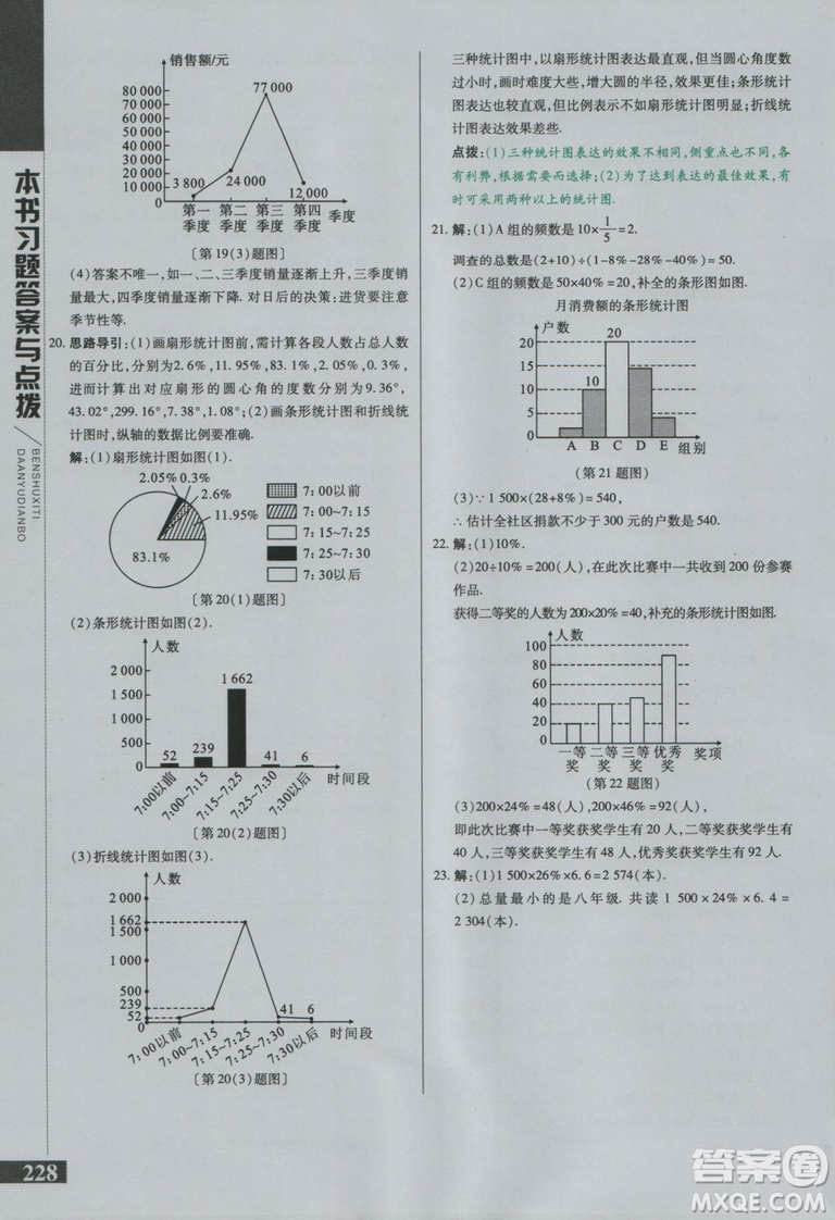 9787552252286初中倍速學(xué)習(xí)法八年級數(shù)學(xué)上冊華師大版2018參考答案