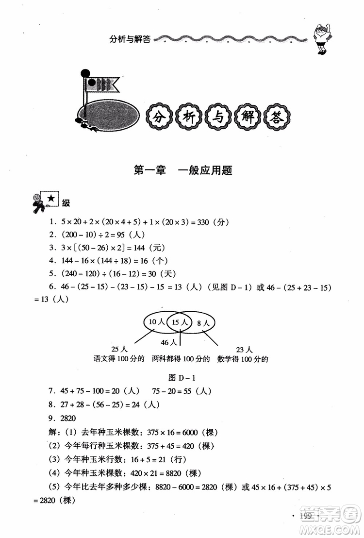 2018新課標(biāo)小學(xué)數(shù)學(xué)應(yīng)用題大全四年級參考答案