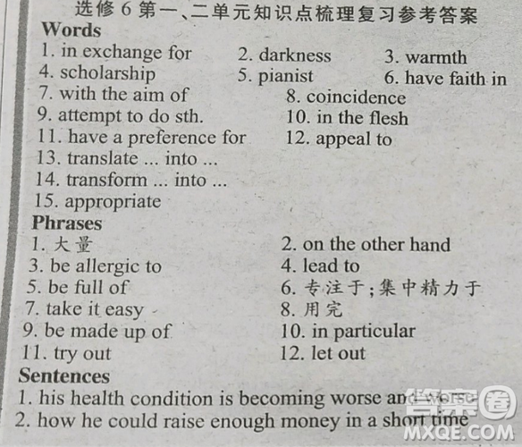 2018-2019英語(yǔ)學(xué)習(xí)輔導(dǎo)報(bào)高二綜合課標(biāo)全國(guó)第12期答案