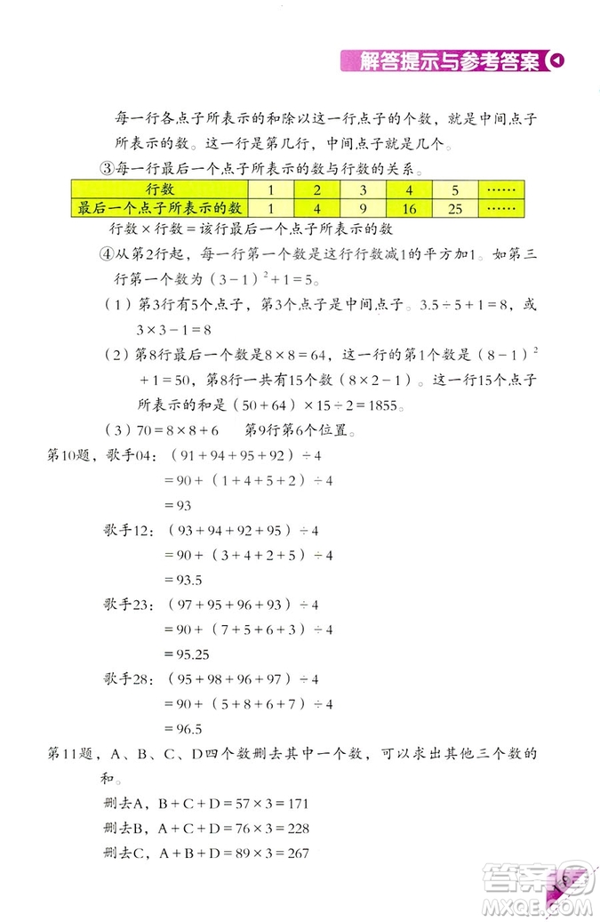 2018新版5年級(jí)上冊(cè)學(xué)數(shù)學(xué)長(zhǎng)智慧第9冊(cè)第二版答案