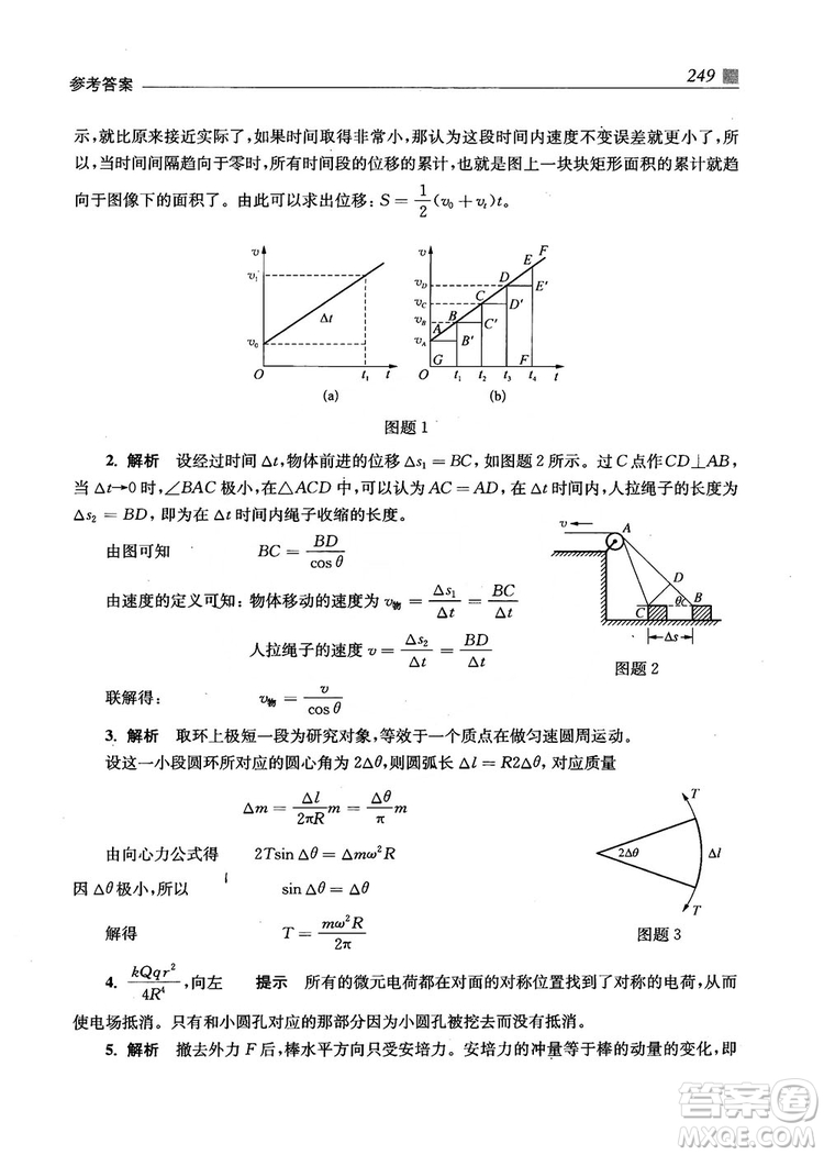 2018上海交通大學(xué)出版社高校自主招生考試直通車物理思維方法答案