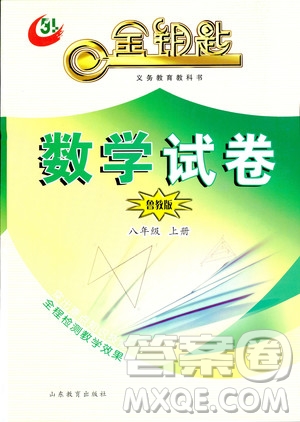 9787532883738五四制數(shù)學魯教版八年級上冊2018秋金鑰匙試卷答案