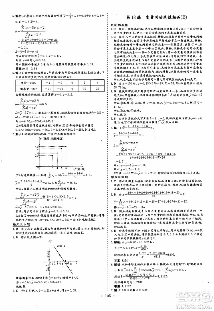 9787540582555導(dǎo)與練高中同步2018年小題巧練數(shù)學(xué)必修3參考答案