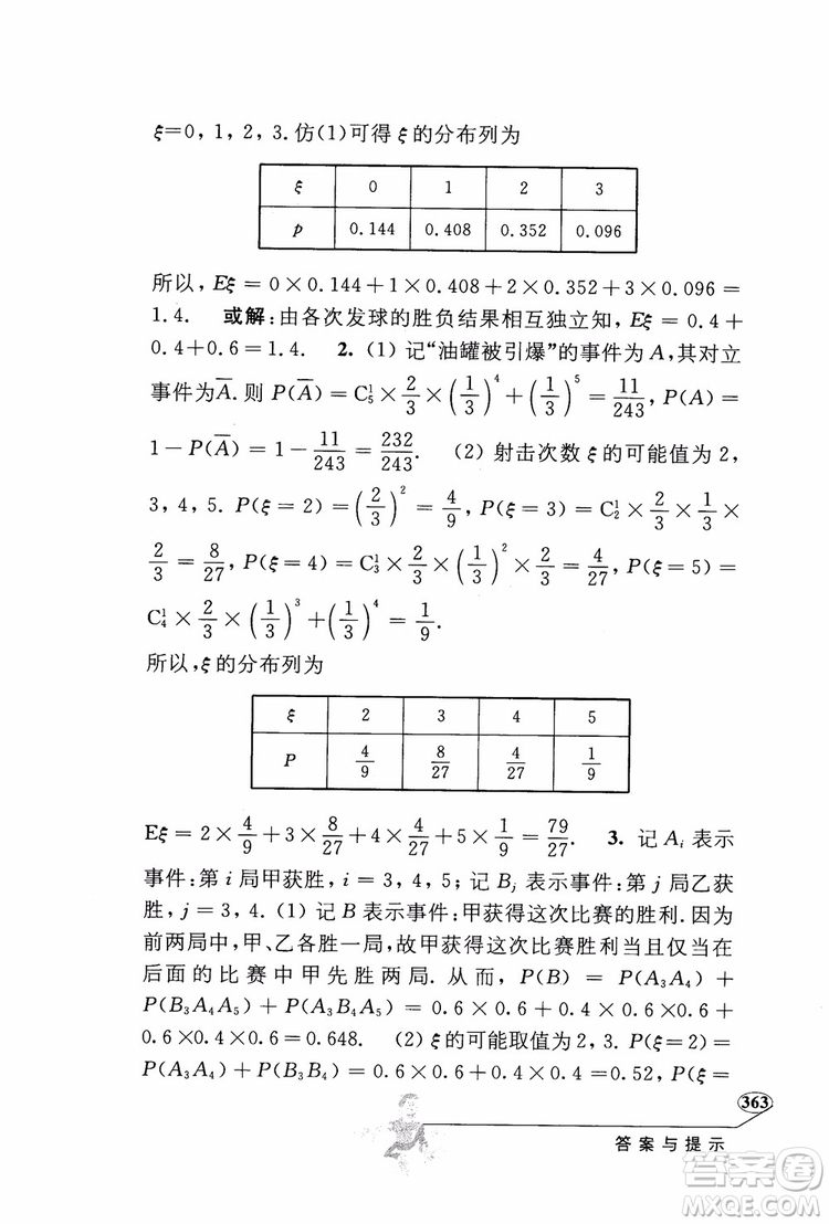 2018年解題高手高中數(shù)學(xué)第六版參考答案