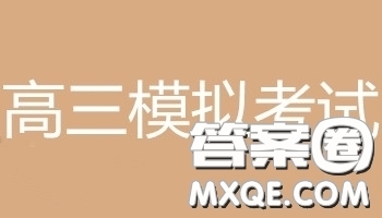 黑龍江省大慶市2019屆高三第二次模擬考試文科數(shù)學(xué)試卷及答案