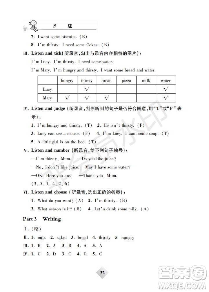 鐘書(shū)金牌2019版金牌教練二年級(jí)英語(yǔ)下冊(cè)N版牛津版參考答案