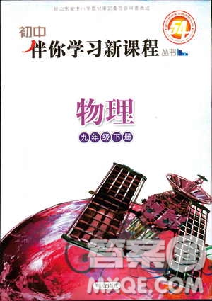 2019年初中伴你學(xué)習(xí)新課程叢書九年級下冊物理五四制魯教版參考答案