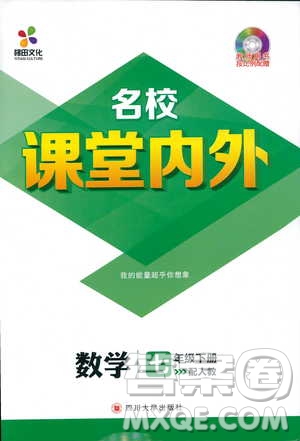 2019年版名校課堂內(nèi)外七年級下冊數(shù)學人教版參考答案