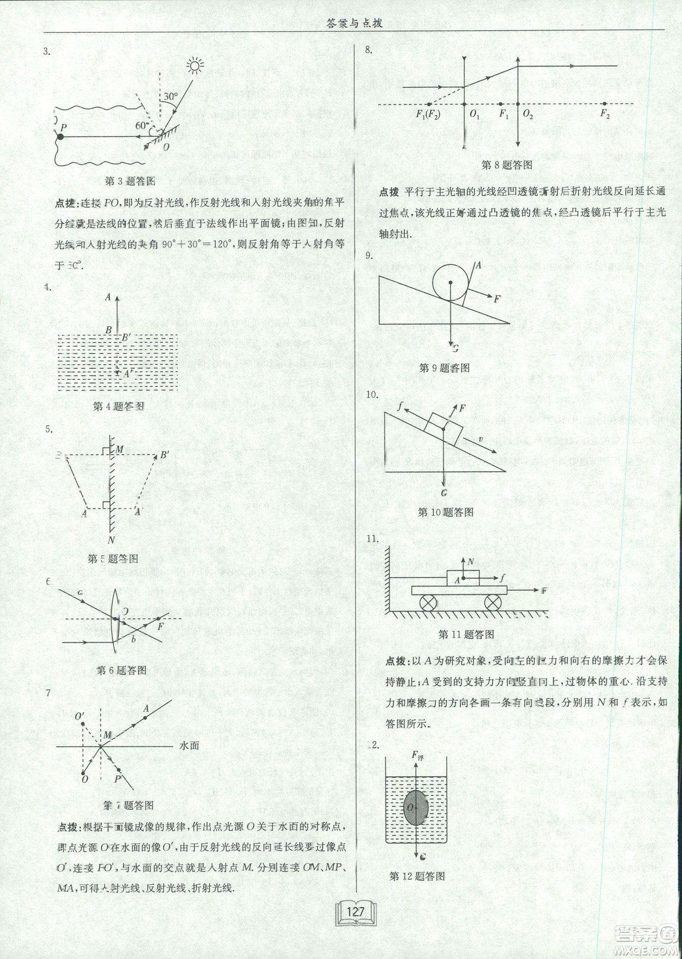 2019春啟東中學作業(yè)本九年級下冊物理人教版參考答案