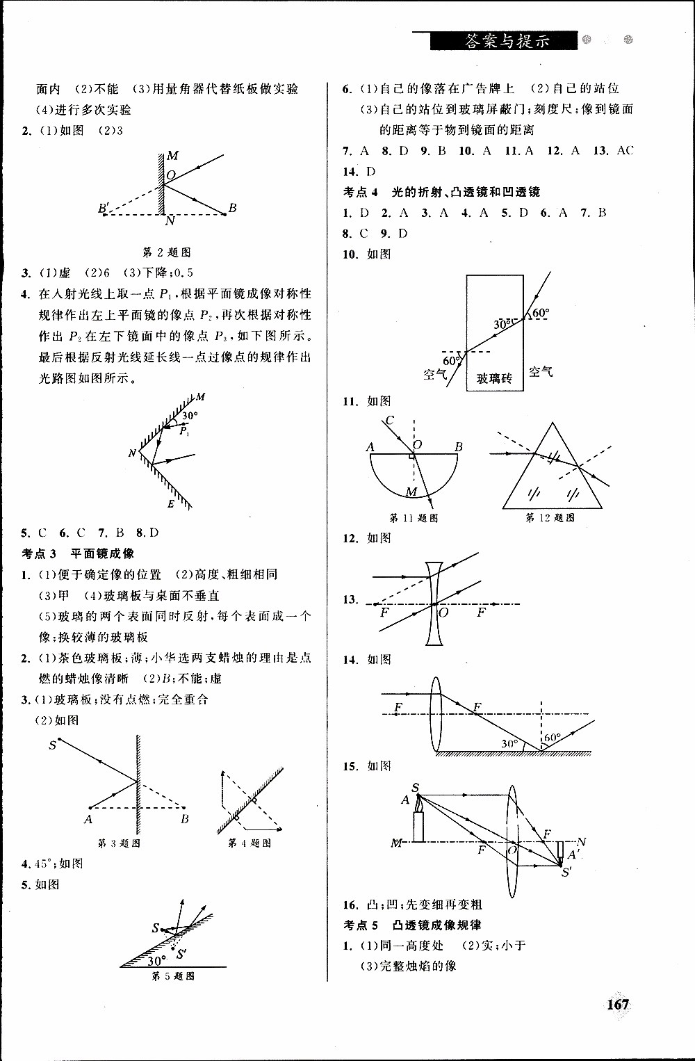 2019年丟分題中考物理參考答案