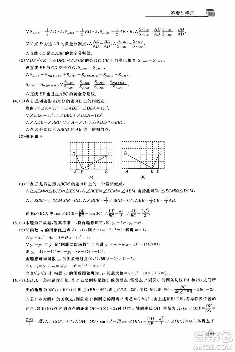 2019年丟分題中考數(shù)學(xué)9787535199843參考答案