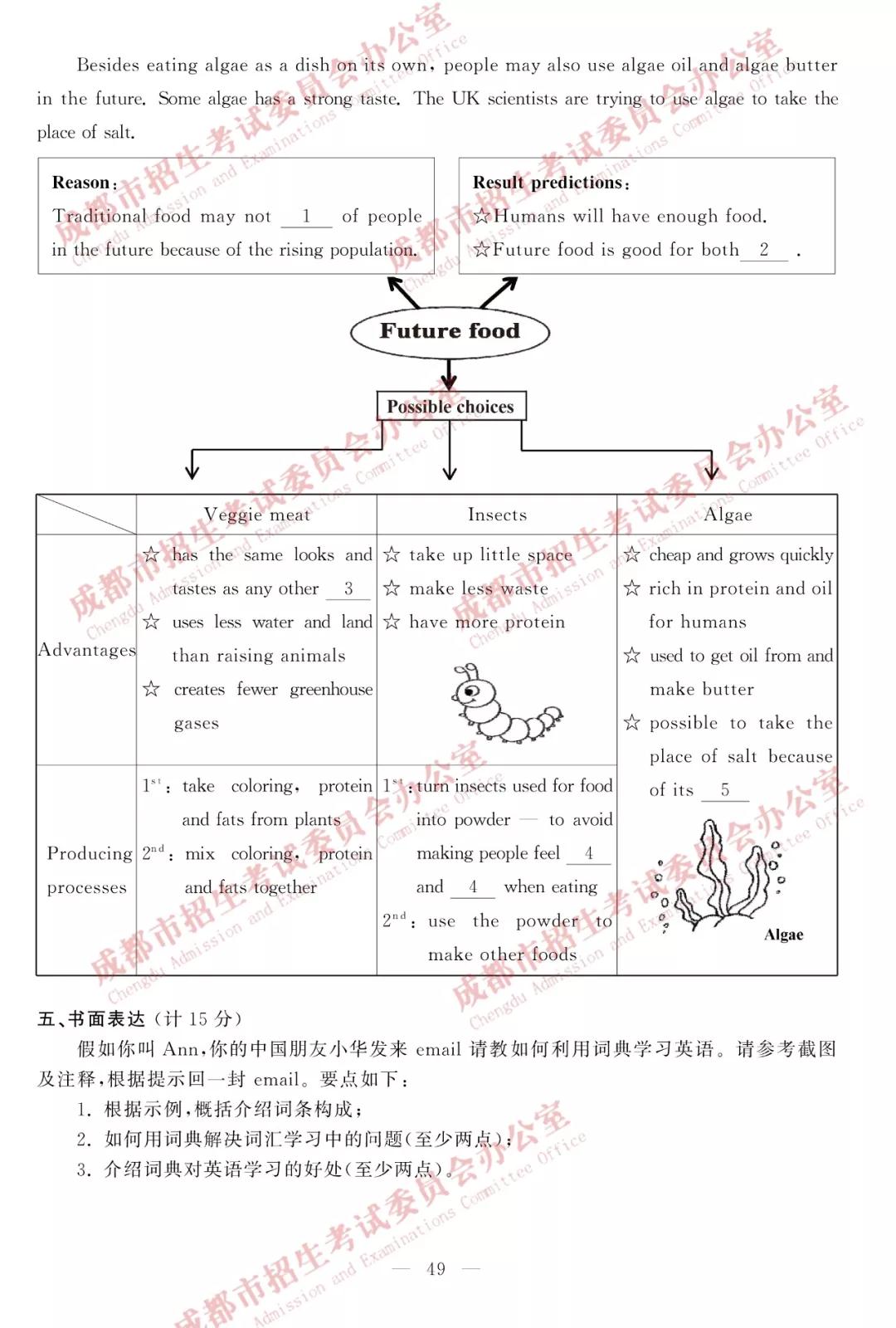 2019年成都中考真題英語(yǔ)試卷及答案