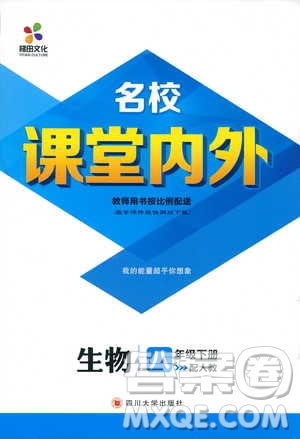 梯田文化2019年版名校課堂內(nèi)外八年級(jí)下冊(cè)生物人教版參考答案