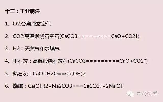 初中化學(xué)知識點大全 初中化學(xué)必備知識點