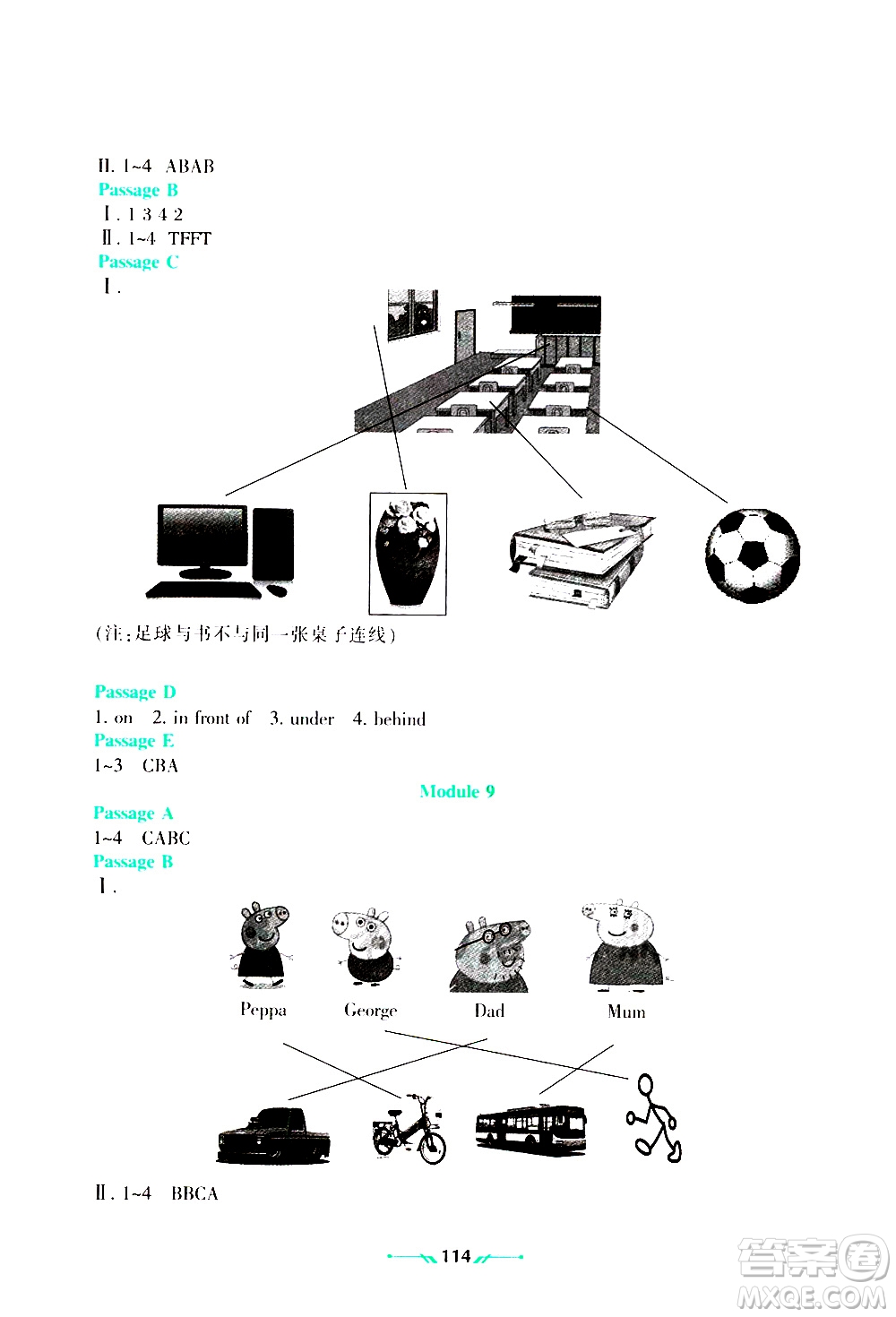 遼寧師范大學出版社2019年暑假樂園三年級英語參考答案