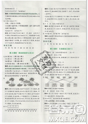 2019年秋小學(xué)學(xué)霸作業(yè)本數(shù)學(xué)三年級上冊人教版答案