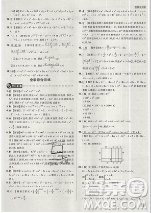 2019年新版初中必刷題八年級上冊數(shù)學(xué)人教版答案