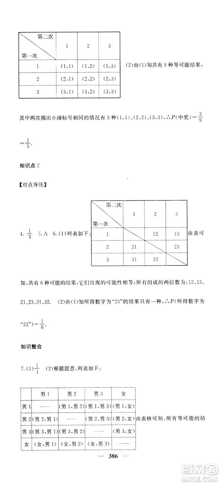 2019名校課堂內外九年級數(shù)學全一冊人教版答案