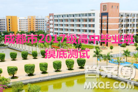 成都市2017級(jí)高中畢業(yè)班摸底測(cè)試物理試題及答案