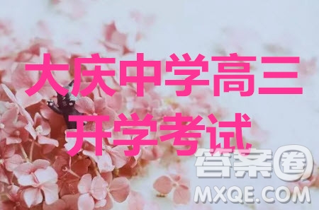 黑龍江大慶中學(xué)2019-2020學(xué)年度上學(xué)期開學(xué)驗收考試高三語文試題及答案