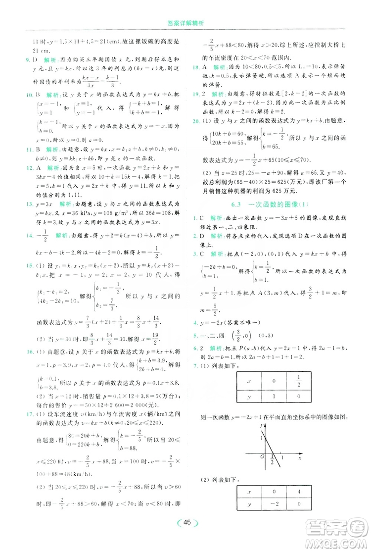 云南美術出版社2019亮點給力提優(yōu)課時作業(yè)本8年級數(shù)學上冊蘇科版答案