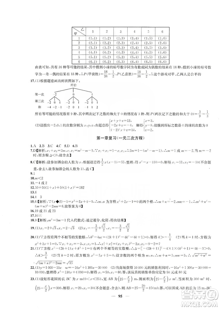 2019金鑰匙沖刺名校大試卷9年級數(shù)學(xué)上冊國標江蘇版答案