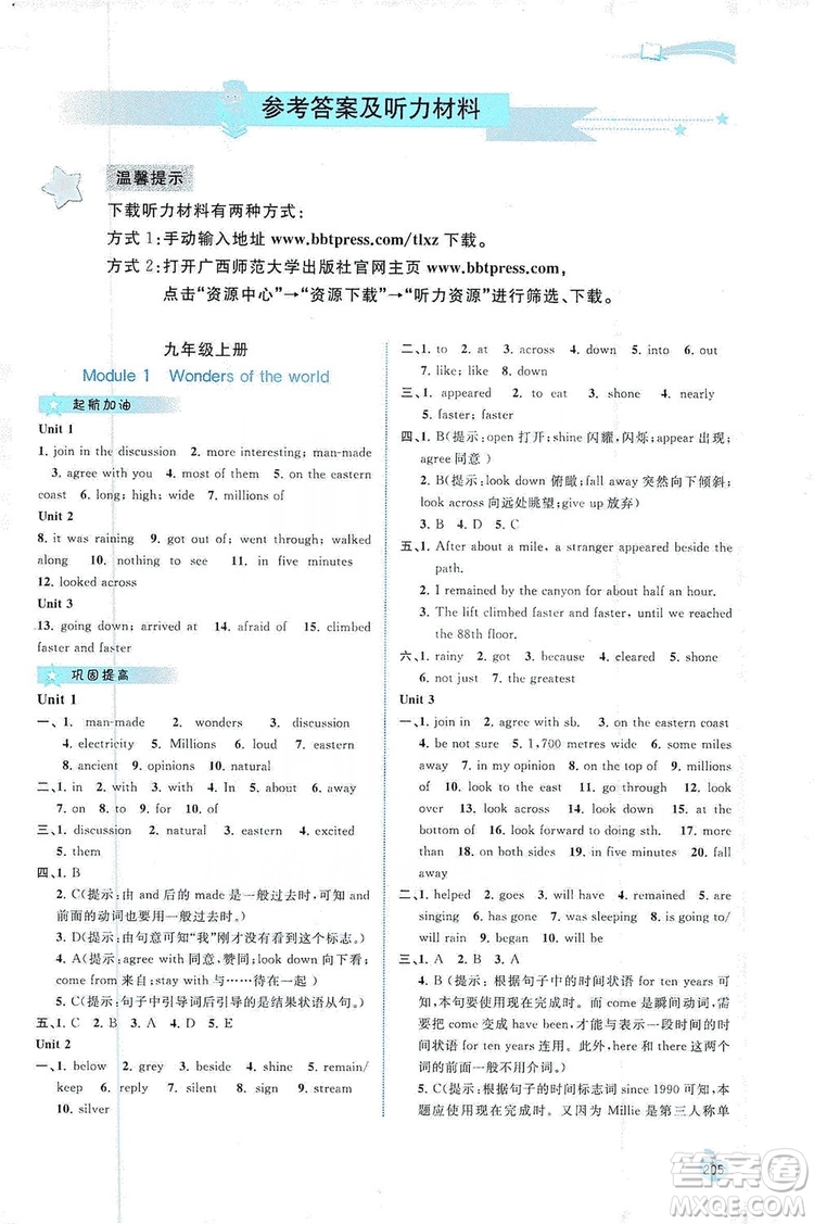 2019新課程學(xué)習與測評同步學(xué)習英語九年級全一冊外研版答案