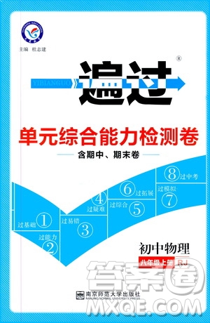 2020版天星教育一遍過單元綜合能力檢測(cè)卷初中物理八年級(jí)上冊(cè)RJ人教版參考答案