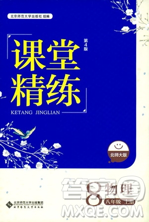 北京師范大學(xué)出版社2019年課堂精練八年級(jí)物理上冊(cè)北師大版第4版答案