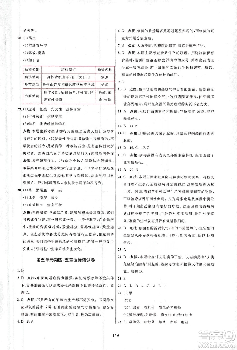 2019三維數(shù)字課堂八年級生物上冊人教版答案