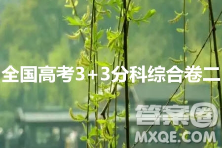 2020屆全國高考3+3分科綜合卷二文科數(shù)學(xué)試題及參考答案