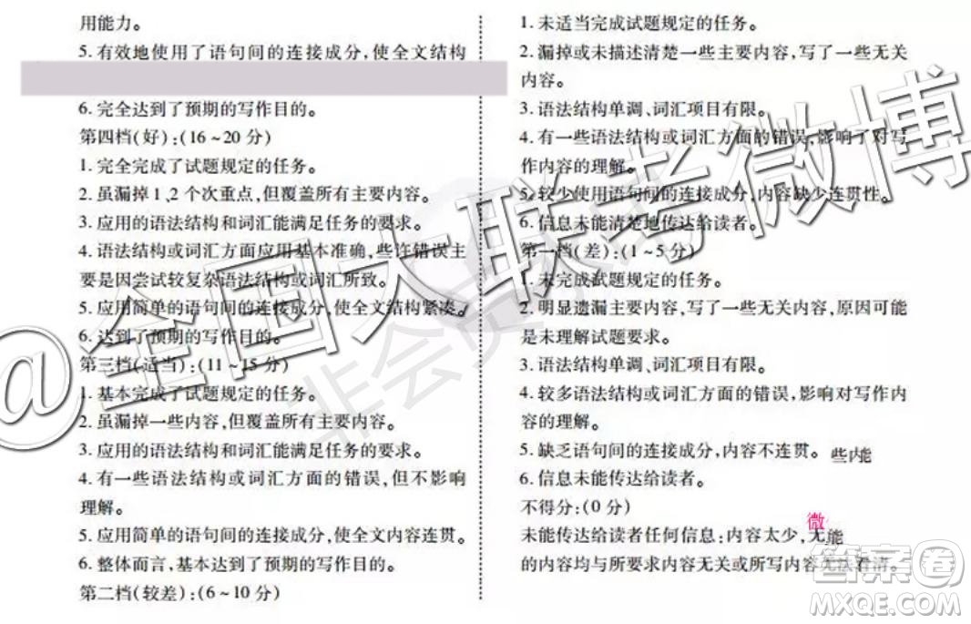 四省八校2020屆高三第一次教學(xué)質(zhì)量檢測考試英語答案