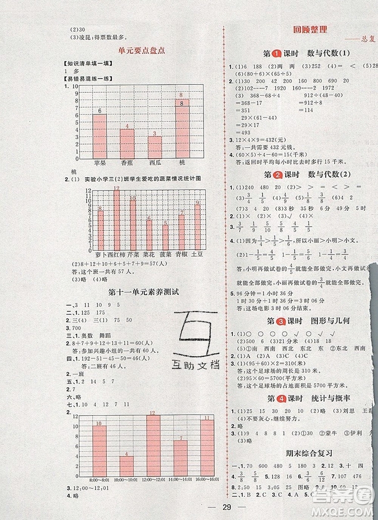 南方出版社2019年核心素養(yǎng)天天練三年級(jí)數(shù)學(xué)上冊(cè)青島版五四制答案