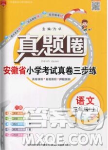 2019年安徽省真題圈小學(xué)試卷真卷三步練三年級語文上冊答案