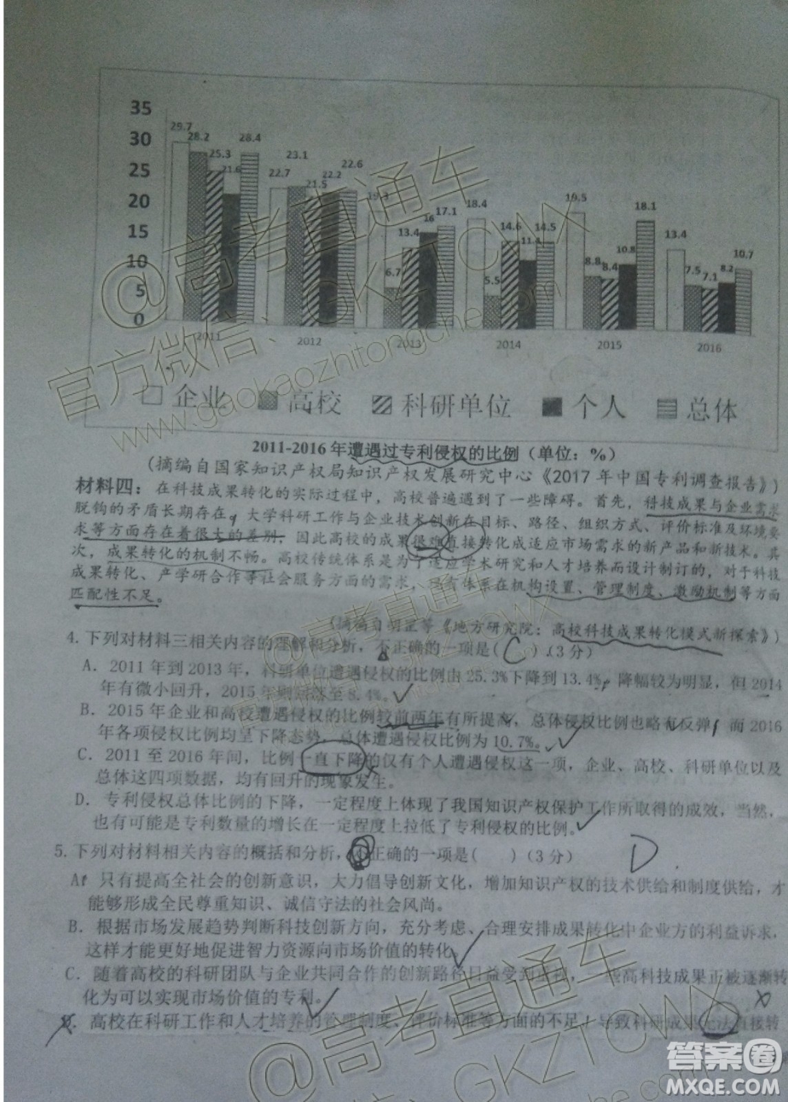 2020屆贛州市十五縣市高三11月期中聯(lián)考語(yǔ)文試題及參考答案