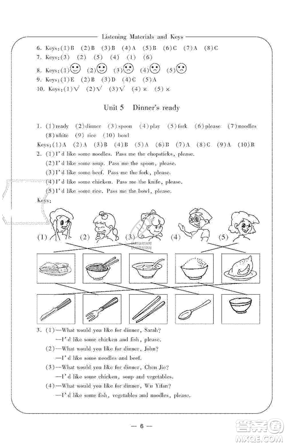 寧波出版社2019新課標(biāo)學(xué)習(xí)方法指導(dǎo)叢書(shū)四年級(jí)英語(yǔ)上冊(cè)人教版答案