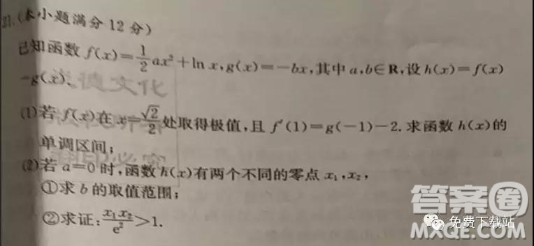 炎德英才大聯(lián)考長(zhǎng)郡中學(xué)2020屆高三月考試卷四理科數(shù)學(xué)答案