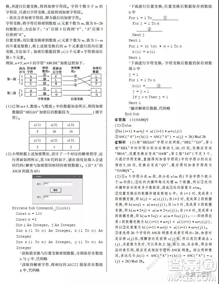 浙江省2020年新高考猜題卷信息技術(shù)試題及答案