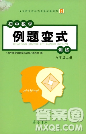 齊魯書社2019初中數(shù)學(xué)例題變式訓(xùn)練八年級(jí)上冊(cè)人教版答案